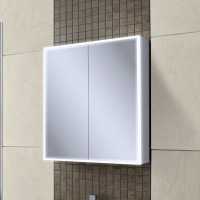 HiB Qubic 80 LED Bathroom Mirror Cabinet - 46600