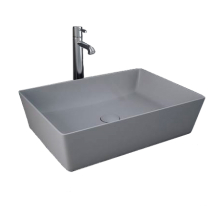 Feeling Rectangle Countertop Basin Matt Grey - RAK Ceramics