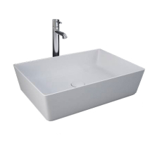 Feeling Rectangle Countertop Basin Matt White - RAK Ceramics