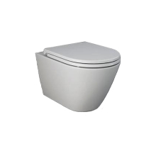Feeling Matt White Wall Hung Rimless WC inc Soft Close Seat - RAK Ceramics