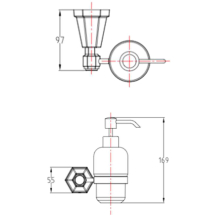 RAK Washington Robe Hook Chrome