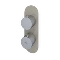 Feeling Round Cappuccino Single Outlet Shower Valve by RAK Ceramics
