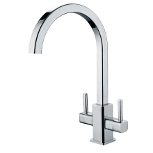 RAK Athens Modern Twin Lever Kitchen Sink Mixer Tap