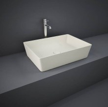 Feeling Rectangle Countertop Basin Matt White - RAK Ceramics