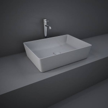 Feeling Rectangle Countertop Basin Matt Cappuccino - RAK Ceramics