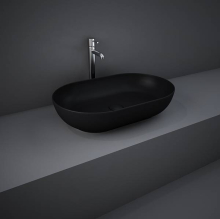 Feeling Oval Countertop Basin Matt Grey - RAK Ceramics