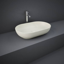 Feeling Oval Countertop Basin Matt White - RAK Ceramics