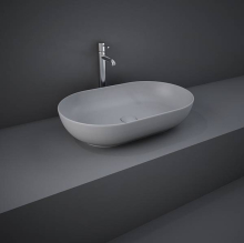 Feeling Oval Countertop Basin Matt Cappuccino - RAK Ceramics