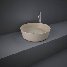 Feeling Round Countertop Basin Matt Greige - RAK Ceramics