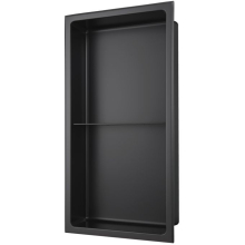 Anatra Matt Black 610 x 305mm Bathroom Niche