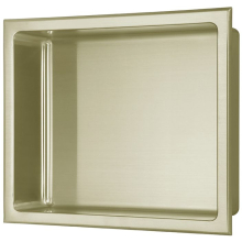 Anatra Brushed Brass 305 x 360mm Bathroom Niche