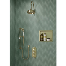 Anatra Matt Black 305 x 360mm Bathroom Niche