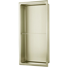 Anatra Brushed Brass 610 x 305mm Bathroom Niche