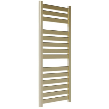 Abacot 500 x 1150mm Brushed Brass Straight Ladder Radiator