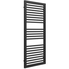 Herve 500 x 1228mm Matt Black Square Ladder Radiator
