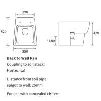 RAK Cloud Matt Back To Wall Rimless Toilet