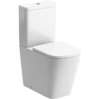 Ankam Rimless Closed Coupled Comfort Height Toilet & Soft Close Seat