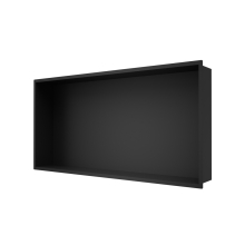 Crosswater Matt Black 610 x 305 Shower Wall Niche