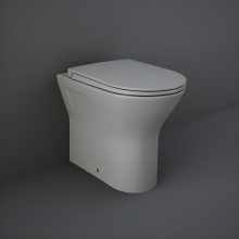 RAK Feeling Matt Cappuccino Rimless Back To Wall Toilet & Soft Close Seat