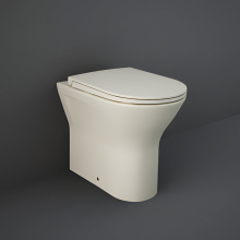 RAK Feeling Matt White Rimless Back To Wall Toilet & Soft Close Seat