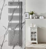 Redroom Omnia Titane Left Hand Towel Radiator, 1161 x 596mm