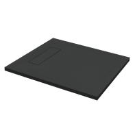 Roman Infinity 1200 x 900mm Black Slate Effect Shower Tray