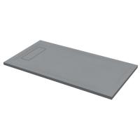 Roman Infinity 1800 x 800mm Grey Slate Effect Shower Tray