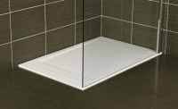 Roman Infinity Shower Tray 1000mm x 800mm - Matt White or Gloss White