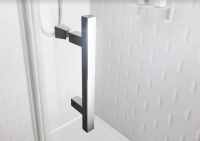 Bi-Fold Shower Door - 900 - Silver - Roman Embrace 