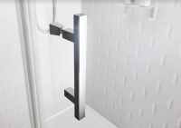 Bi-Fold Shower Door - 1200 - Silver - Roman Embrace 