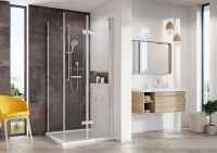 Roman Innov8 900mm Bi-Fold Door for Corner Fitting with Optional Side Panel