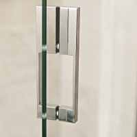 Roman Liberty 1000 x 800mm Hinged Shower Door with Side and In-Line Panels - 8mm Glass