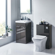 Scudo Bella 900 Matt Grey Floor Standing Vanity