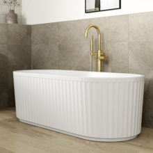 Synergy Estriado 1700mm Fluted Freestanding Bath