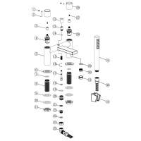 RAK Washington Exposed Thermostatic Shower Column with Fixed Head and Bath Spout