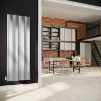 DQ Cove Single Sided 1500 x 413 White Vertical Radiator