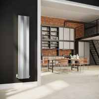 Cove Double Sided 550 x 1180mm Designer Radiator Anthracite Texture - DQ Heating