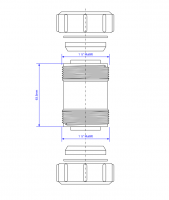 MX Extendable Flexi Bath Shower Waste Pipe - 1000mm - WAH