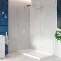 Scudo S8 Complete Walk In Shower Enclosure with 1500mm Shower Tray