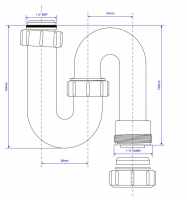 McAlpine A10R Resealing Bottle Trap 1 1/4" / 32mm