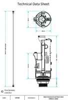 Skylo Mechanical Dual Flush Valve Toilet Cistern Syphon - SKY020 - Viva Sanitary