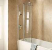 Sommer Extended Radius Over Bath Screen with Fixed Panel - SOB56