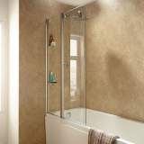 Sommer Extended Square Bath Screen with Fixed Panel SOB57
