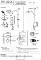 Tavistock Quantum Cool Touch Thermostatic Bar Valve & Handset - SQT2416