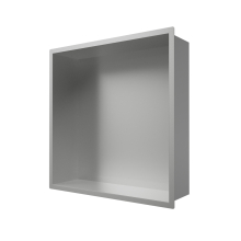 Crosswater Brushed Steel 305 x 305 Shower Wall Niche