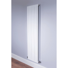 DQ Strata 1800 x 224mm Single Column White Gloss Vertical Radiator