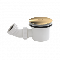 Nuie Fast Flow Waste Brass Cover - White Body