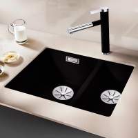 Blanco Subline 340/160 U Granite Kitchen Sink Left Hand - Coffee