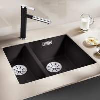 Blanco Etagon 500 U Granite Kitchen Sink - Black