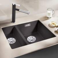 Blanco Etagon 700 U Granite Kitchen Sink - Coffee